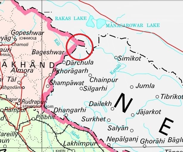 Up Nepal Border Map Nepal Builds Another Post Along The Border With Uttarakhand - Social  Observer