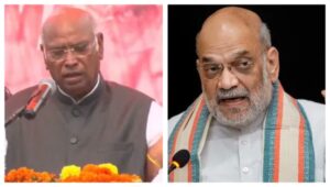 Shah condemned Kharge for dragging Modi into his personal health matters.